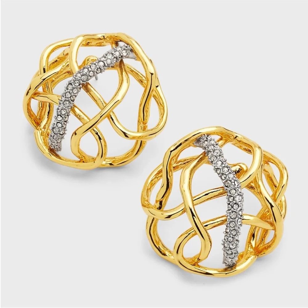 Alexis Bittar • Solanales Twisted Button Earrings
